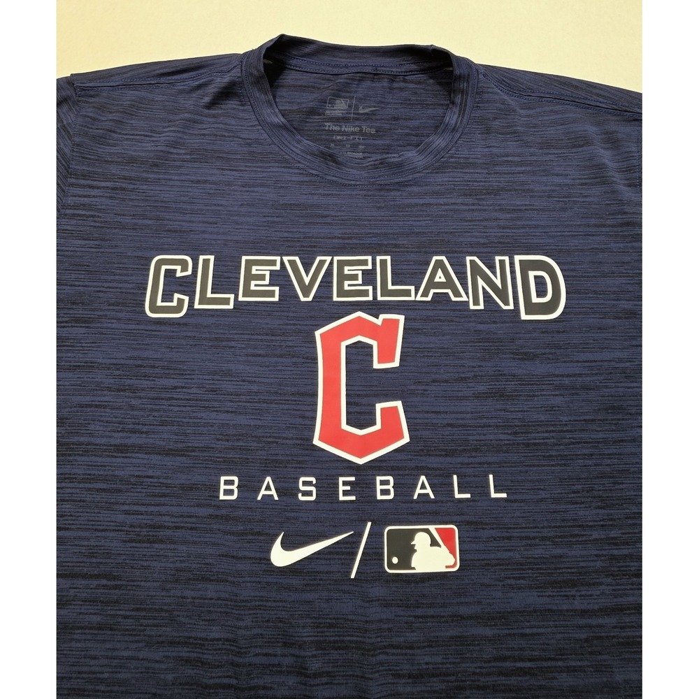 Cleveland Guardians Nike Shirt XL LIMITED USE New Logo MLBAuthentic Short Sleeve